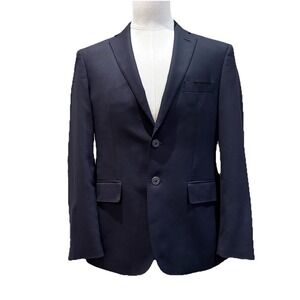 Joseph Abboud Navy Blue Two-Button Men's Suit Jacket